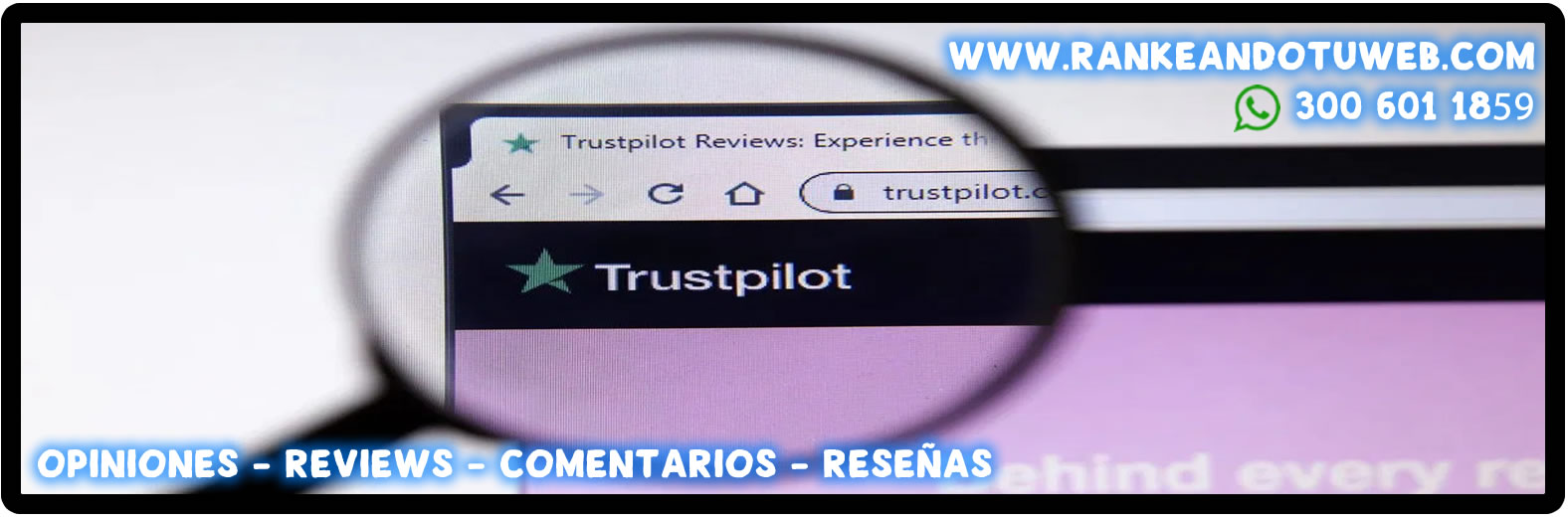 COMPRAR RESEÑAS TRUSTPILOT COLOMBIA | OPINIONES 